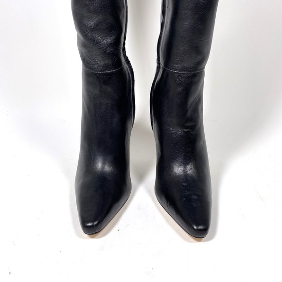 CULT GAIA Black Leather Knee High 'Yasmina' Boots - Picture 8 of 12